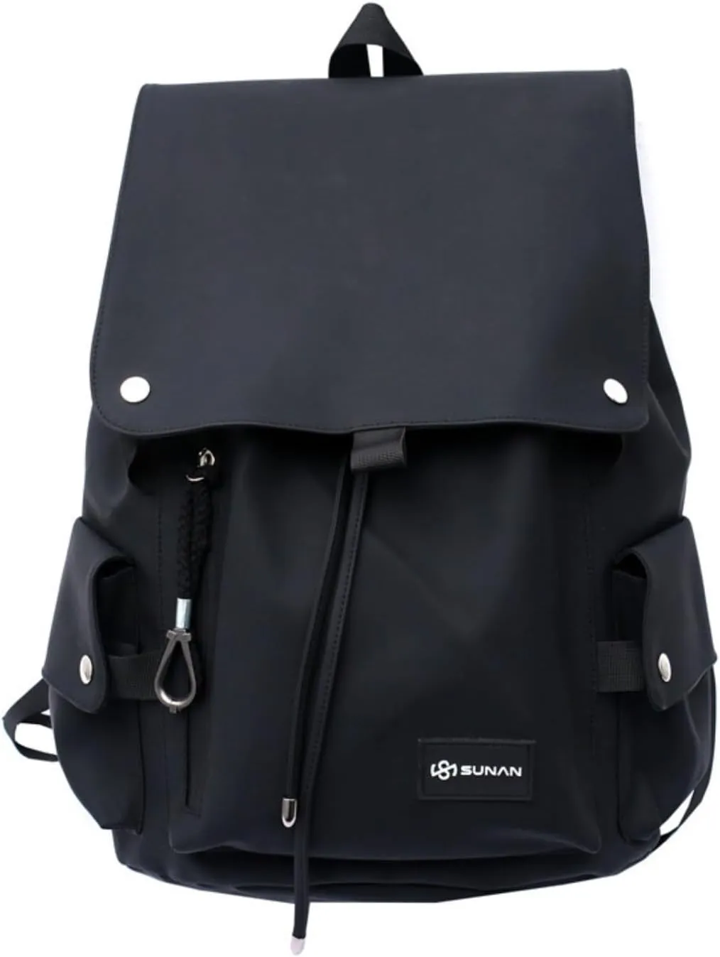 Vintage Backpack Fit 15.6 Inch Laptop Cool Retro Book Bag Japanese Techwear Alt Emo Backpack Goth Punk Rucksack (One Size,Black)