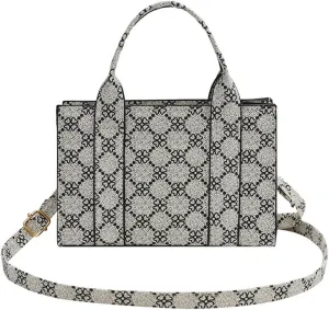 Women Tote Bag Handbags PU Leather Hobo Bag Shoulder Bags Top Handle Satchel Bag with Adjustable Shoulder Strap (Gray)