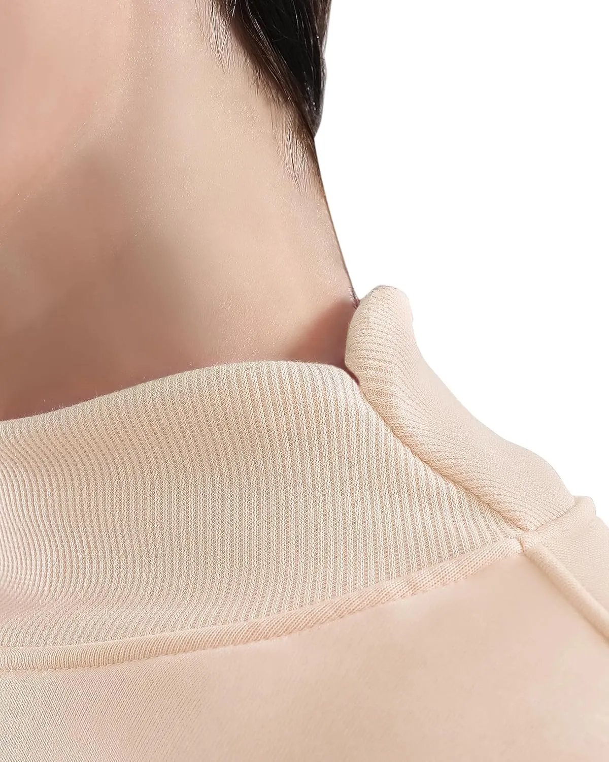 Womens Oversized Crew Neck Sweatshirt Turtleneck Pullover Long Sleeve Cute Hoodies Winter Clothes For Women Tops