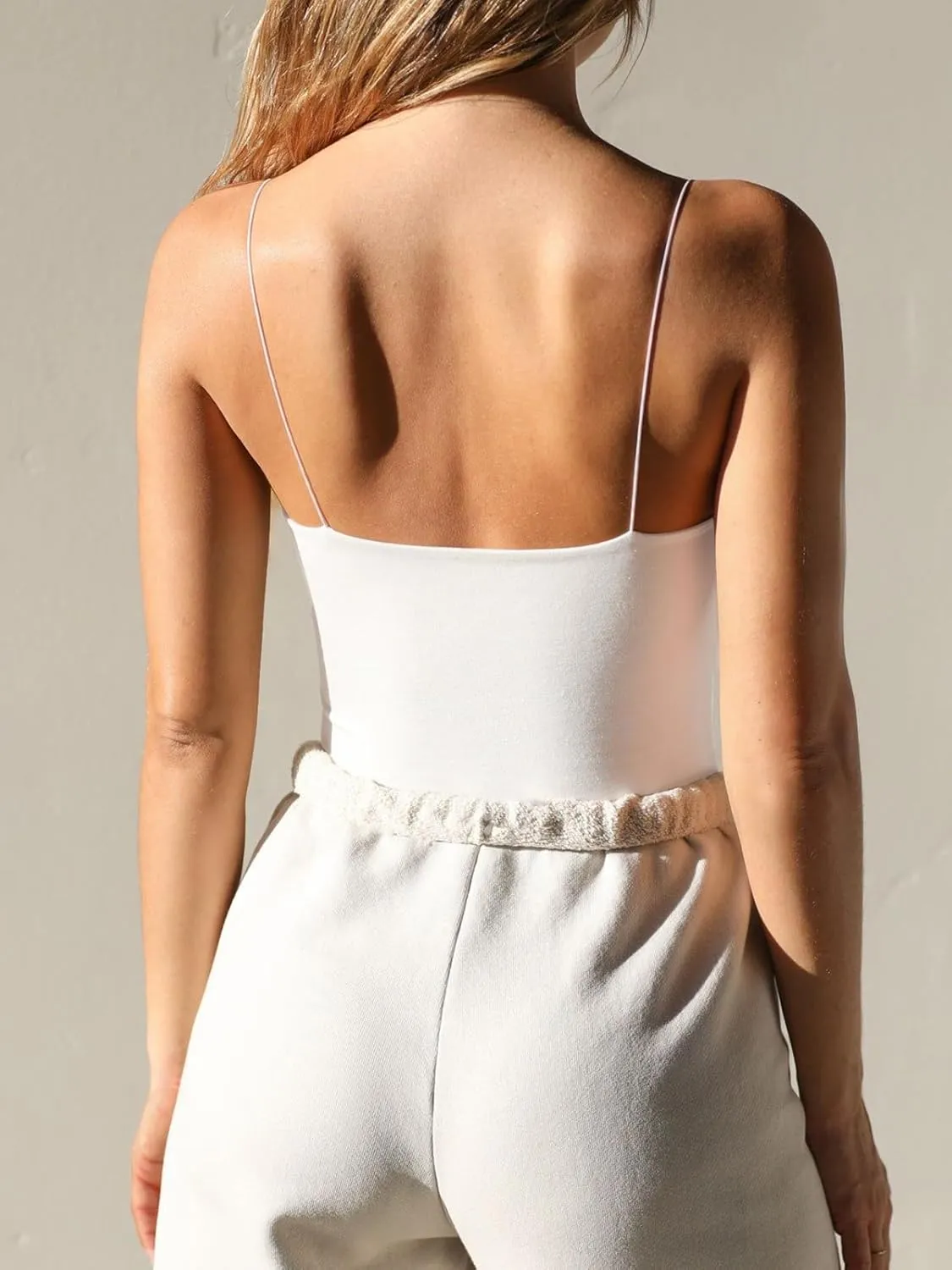 Women's Sweetheart Neck Tank Tops Sleeveless Ruched Spaghetti Strap Basic Going Out Camisole