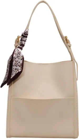 Women's Tote Handbags Large Capacity Work PU Leather Bucket Purse Designer Satchel Hobo Shoulder Bags