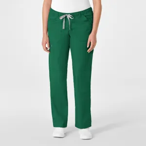 WonderWORK Women's Straight Leg Cargo Scrub Pant - Hunter