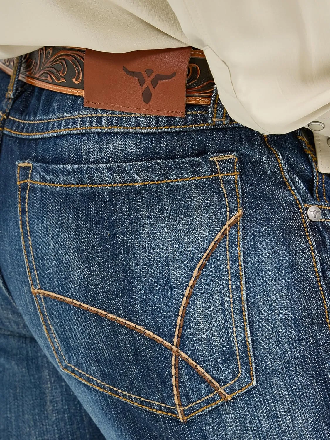 Wrangler Men's 20X 42 Vintage Bootcut Sorrel Jean