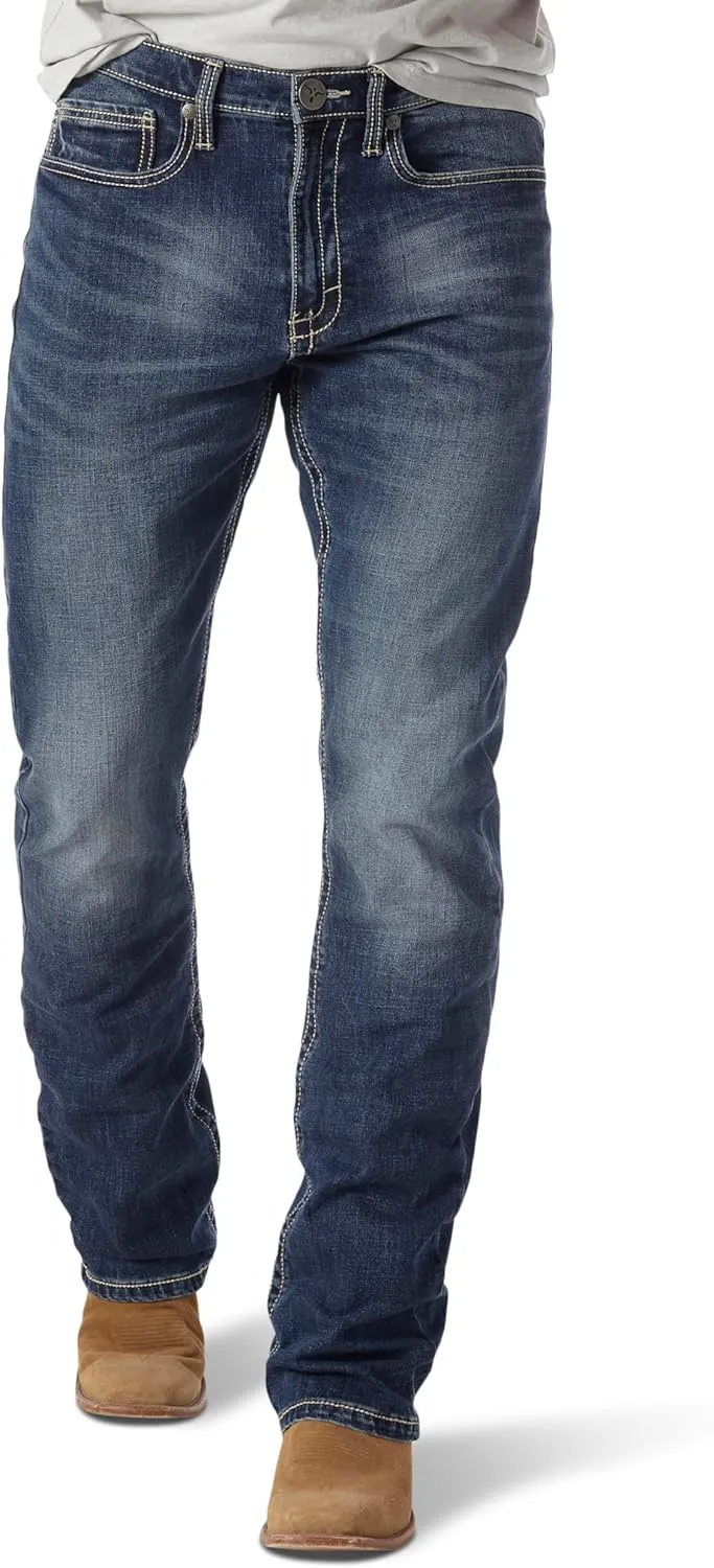 Wrangler mens 20x No. 42 Vintage Boot Cut Jeans, Midland, 38W x 36L US