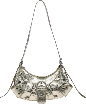 Y2k Purses for Women PU Leather Retro Tote Bag Hobo Bag Shoulder Bag Satchel Cool Motorcycle Bag 2024