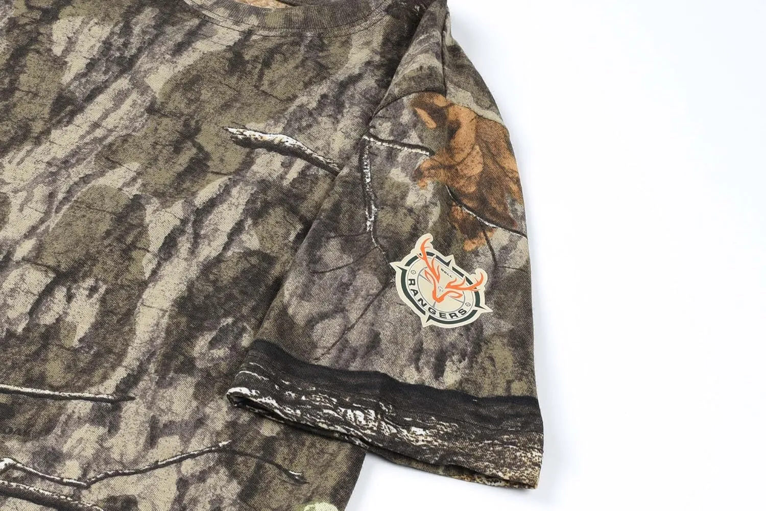Youth Camouflage Short Sleeve Crewneck Shirt for Boys and Girls