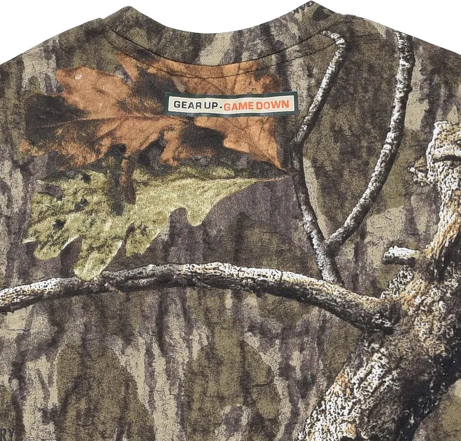Youth Camouflage Short Sleeve Crewneck Shirt for Boys and Girls