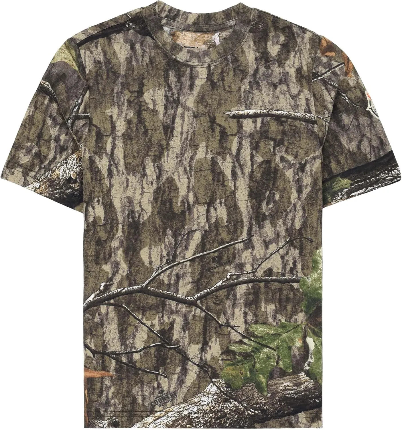 Youth Camouflage Short Sleeve Crewneck Shirt for Boys and Girls