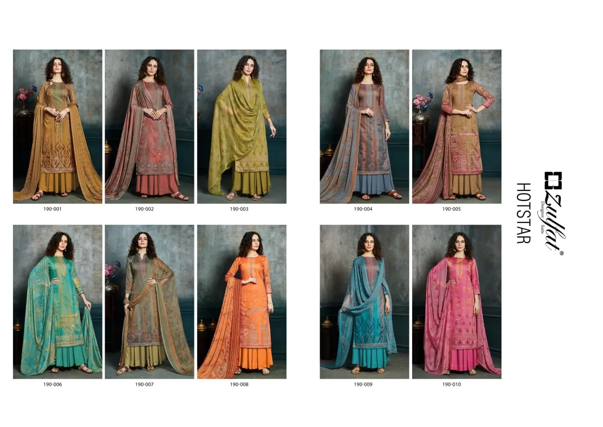 ZULFAT DESIGNER SUITS HOTSTAR SALWAR KAMEEZ